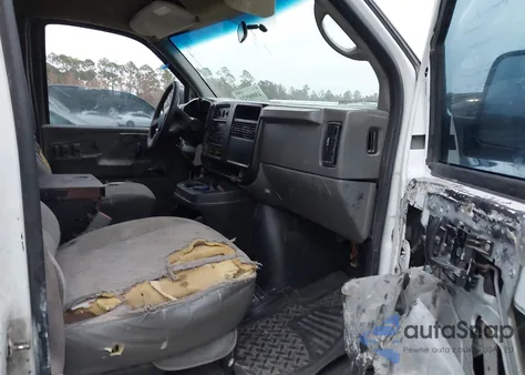 2007 Chevrolet Express Work Van from USA, damaged, VIN 1GCGG25V871198731